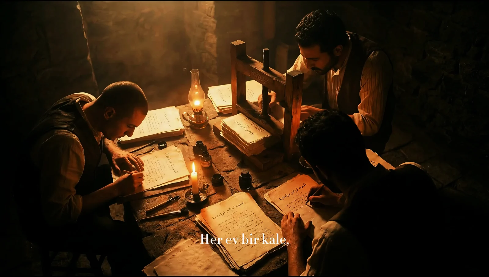 A map table in the Liberation Day film.